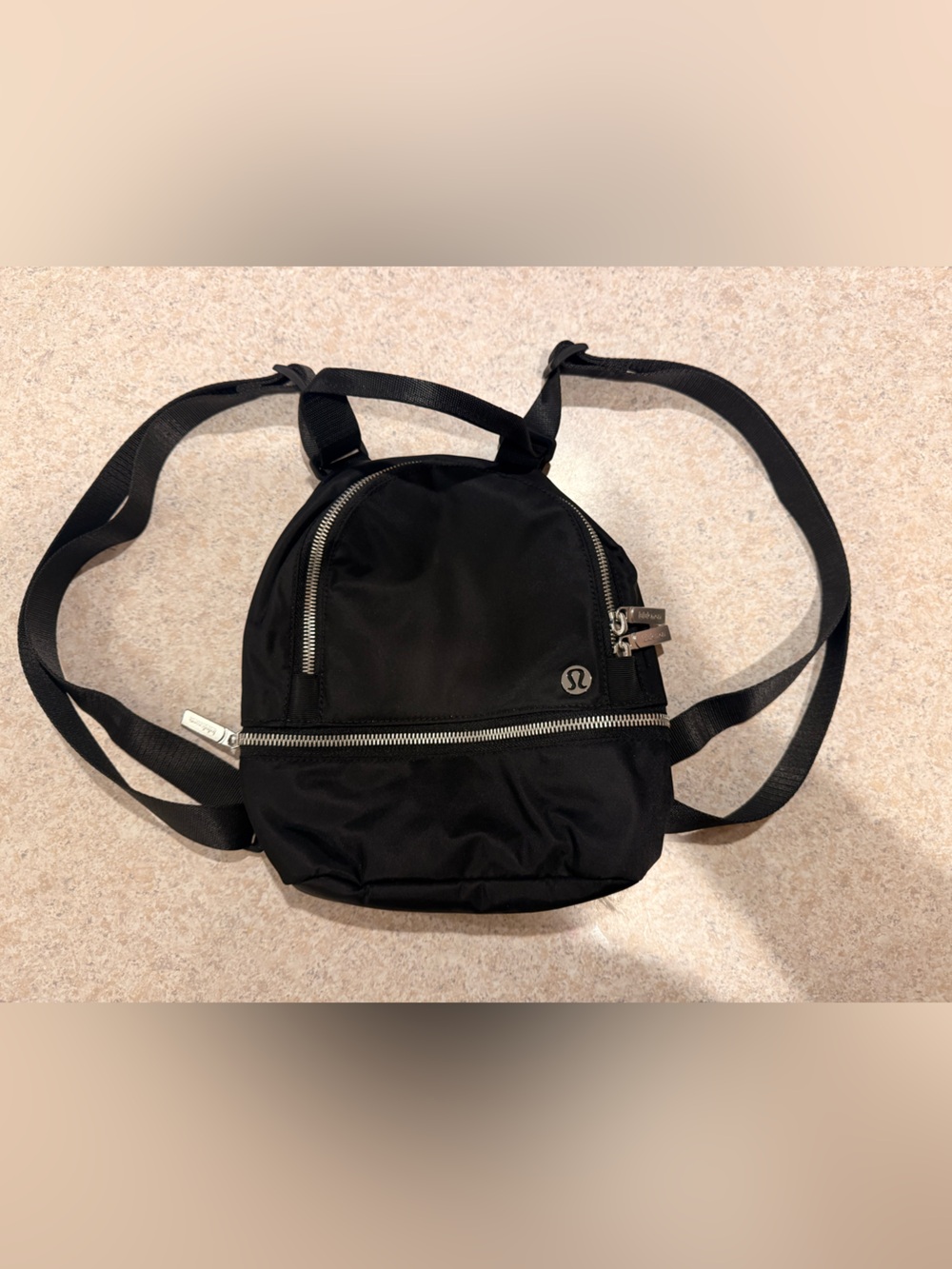 lululemon athletica Black Mini Backpack - Everyday Compact Crossbody